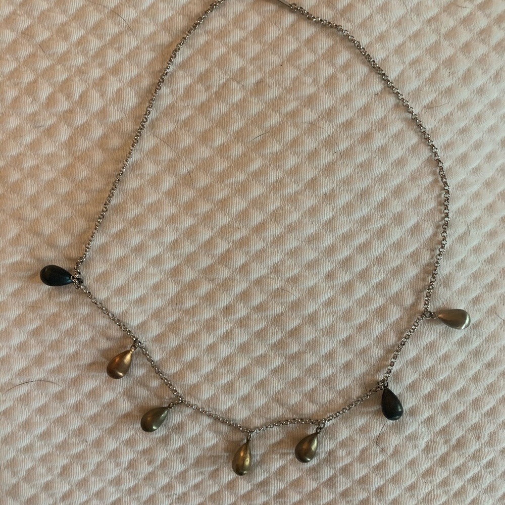 Earth Tone Drop Necklace